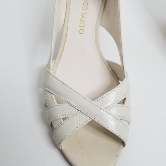 Franco Sarto L-Chirara Peep Toe Wedges - Picture 7 of 8